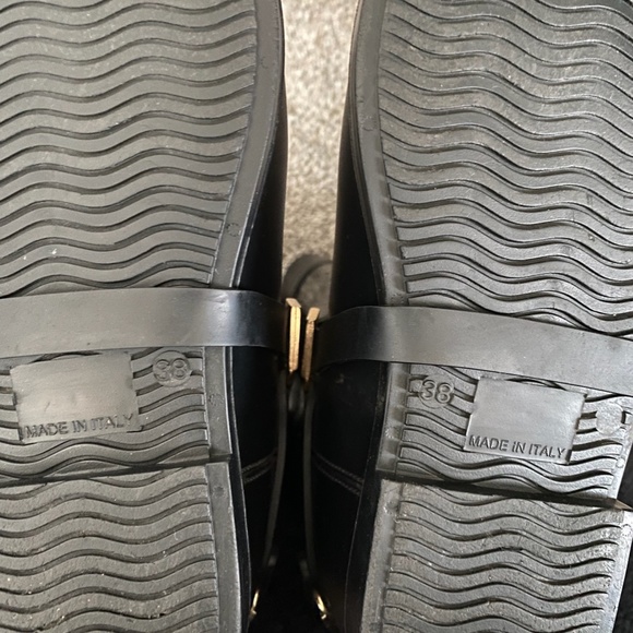 Jimmy Choo Black Rain Boots - Picture 4 of 6